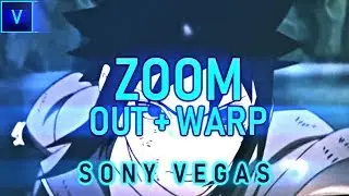 Zoom Out + Warp Transition - Vegas Pro