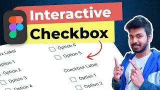 How to Design an Interactive Checkbox in Figma | Beginners Tutorial