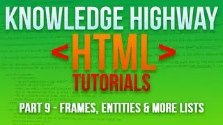 How to program in HTML #9 - Defined Lists, Entities (Symbols) and IFrames