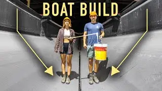 Gluing our New TRIMARAN Together! (Vietnam Factory)
