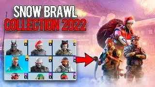 Solar Raid Full SNOW BRAWL COLLECTION 2022 - NEW BUNDLES - Weapon Skins, Cards - Rainbow Six Siege