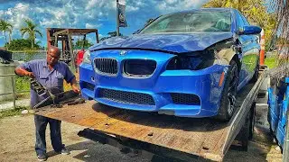 Купил подозрительный BMW М5 со штрафстоянки! Машину уже не спасти...