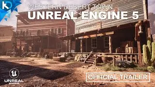 Western Desert Town - Unreal Engine 5 - 2.0 Update #GameDev #UE5
