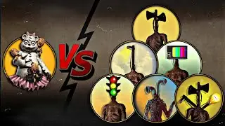 The Dark Deception Vs Siren Head, Light Head, TV Head, Traffic Head, Pipe Head, Monster Head