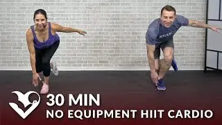 30 Minute No Equipment HIIT Cardio Workout - 30 Min Tabata HIIT at Home No Equipment Cardio Workouts