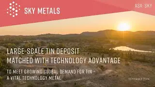 Investor Webinar - Oliver Davies, CEO of Sky Metals (ASX:SKY)
