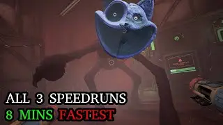ALL 3 SPEEDRUNS! Which one is the easiest? - Poppy Playtime Chapter 3