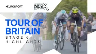 AN ABSOLUTE THRILLER! 🔥 | Tour of Britain Stage 5 Highlights | Eurosport Cycling