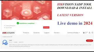 How To Download and Install Hikvision SADP Tool