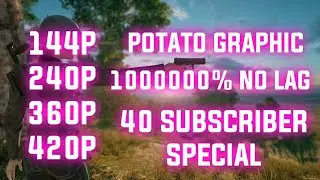 new update potato graphic with stable fps  | pubg mobile lag fix