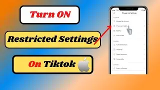 How to Turn on Setting Restricted by TikTok to Protect your Privacy|Setting Restricted By TikTok