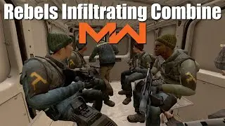 Rebels Infiltrating Combine | Modern Warfare Van Infiltration | GMod Realism