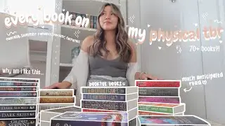 every single book on my physical tbr ☁️💌📖  (75+ books)