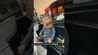 DDG Took His Son Halo On A Train Ride 😂🚂