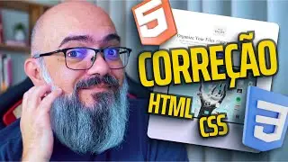 Mais uma Correção de Exercício HTML e CSS