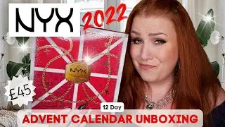 NYX MAKEUP 12 DAY 2022 ADVENT CALENDAR UNBOXING - OK BUT NOT GREAT...