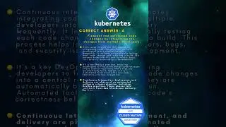 #kcna Kubernetes and Cloud Native Associate Sample Exam Question #shorts