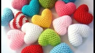 Three-dimensional heart ♥heart crochet amigurumi♥Volumetric heart Valentin♥Three-dimensional heart.