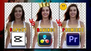 Who is King🔥 ! Remove Background II Premiere Pro VS 🔥DaVinci Resolve🔥 & Capcut !