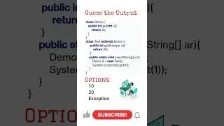 Day 94 | Method overriding Question | #Java