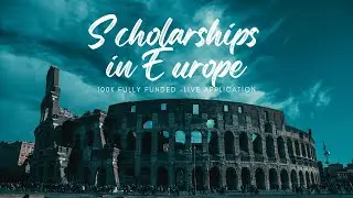 Scholarships in Europe 2021-2022 | Fully Funded List of Scholarship | Get Europe  Italy Germany Visa
