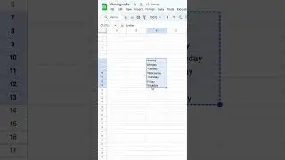 How to move cells around the spreadsheet? 🤔 