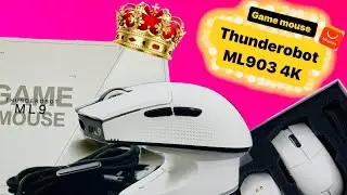 Thunderobot ML903 4K(unpacking video 4K)Распаковка Беспроводной игровой мыши. Король мышек