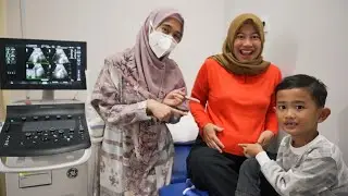 IBU HAMIL PERIKSA KANDUNGAN 👶 ADIK BAYI KIRA KIRA KAPAN LAHIRAN ? | Ali vlog