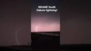 INSANE lightning in South Dakota!