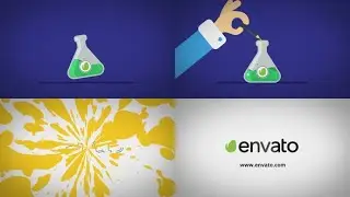 Minimal Chemistry Logo - After Effects Project