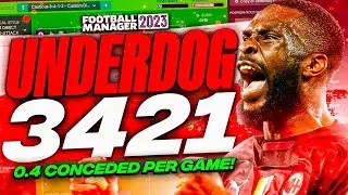 The BEST FM23 UNDERDOG Tactic! (0.4 Conceded) | Football Manager 2023 Tactics