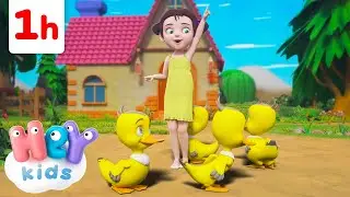 The ducky dance | Animal Songs for Kids | HeyKids Nursery Rhymes