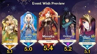 NEW UPDATE! PYRO ARCHON DELAYED UNTIL 5.4? ALL NATLAN CHARACTER RELEASE DATES - Genshin Impact