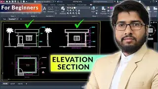 Simple Elevation & Section in AutoCAD for Beginners