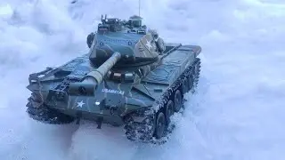 тюнинг танка M41 A3 Walker Bulldog 1:16 HENG LONG