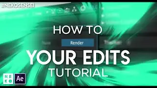 How To Render Your Edits From After Effects High Quality , Low Size , MP4