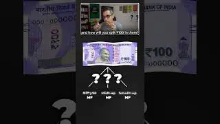 Rs. 100 ko INVEST karne ka SPLIT! | Ankur Warikoo #shorts