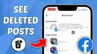 How to See Deleted Posts on Facebook - View Recycle Bin in Facebook