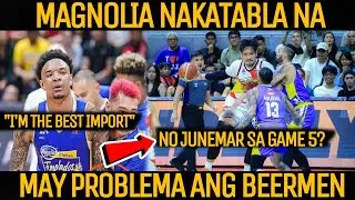 MAGNOLIA HOTSHOTS TINABLA ANG SERYE | SAN MIGUEL MAY PROBLEMA? INJURED si JUNE MAR FAJARDO