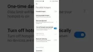 How To Set up WLAN Hotspot Maximum connections device Limit of connected devices in  Redmi 9 power