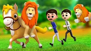 சிங்கம் மற்றும் குதிரையின் நட்பு - Friendship of Lion & Horse Story | Tamil Moral Stories | JOJO TV