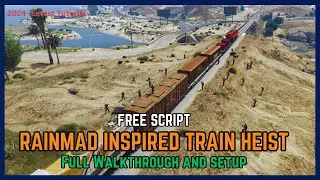RAINMAD INSPIRED TRAIN HEIST | QBCORE AND ESX | FREE | FIVEM SCRIPT |  2024