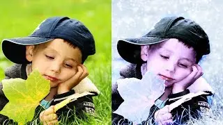 Winter Snow Photo Effect | Photoshop Tutorial