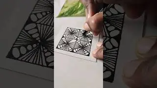 Watch till end 😍😮 zentangle pattern #art #shorts #drawing #trending