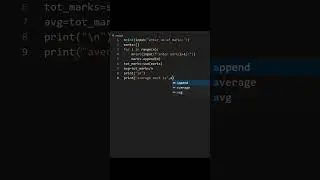 Find Average Mark using Python, 