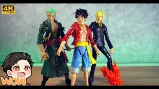 Unboxing: Anime Heroes One Piece 3 Figure Set (Luffy, Zoro, and Sanji)
