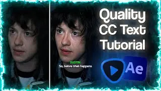 4K quality, color correction and text TUTORIAL (After Effects and Topaz settings)