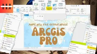 Create File Geodatabase in ArcGIS Pro #arcgispro #gis