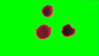 Blood Drips - chroma key effect