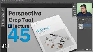 Perspective crop tool use in adobe Photoshop cc 2018  | DIT-Institute